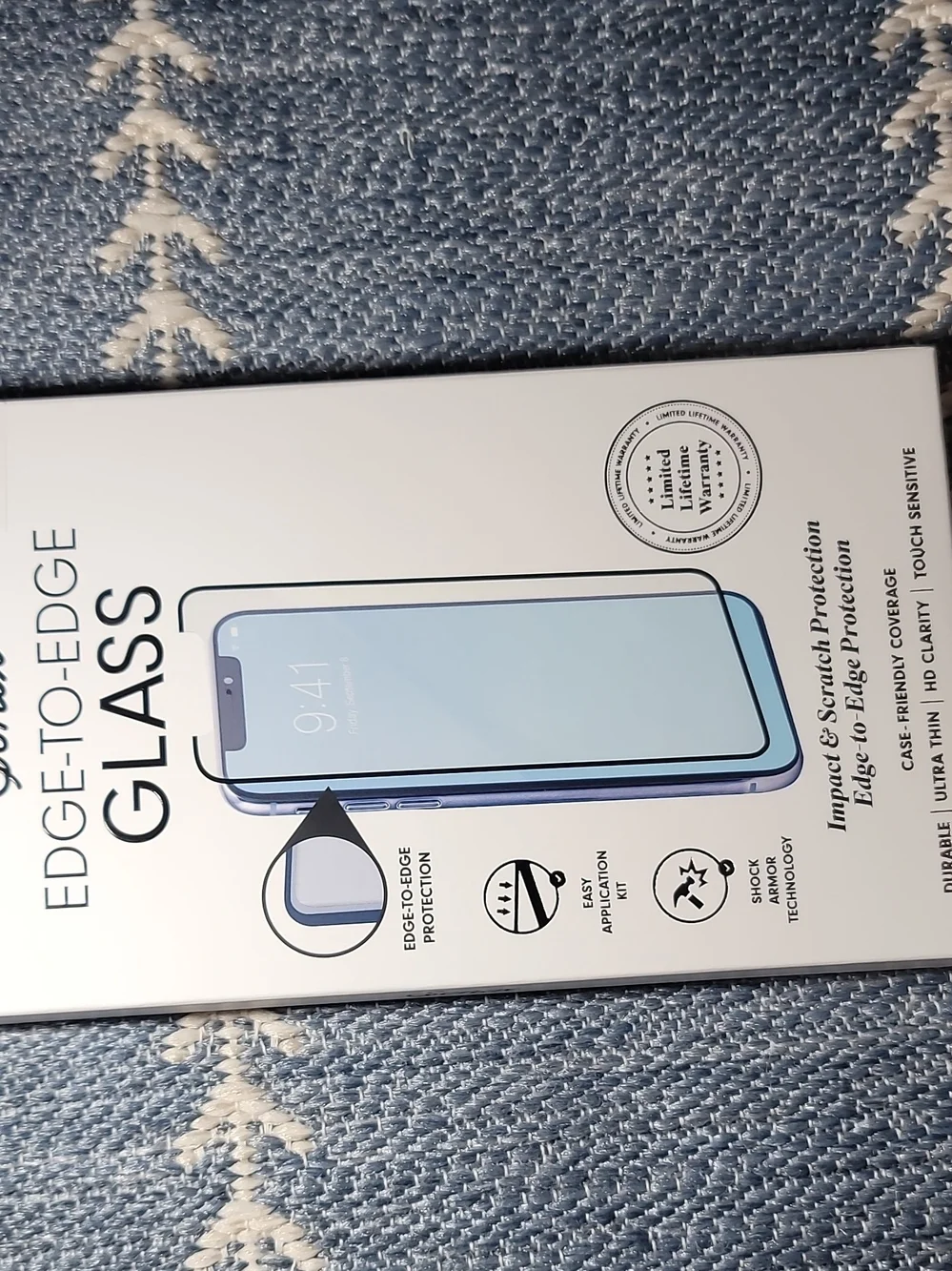Sonix Edge-to-Edge Glass Screen Protector for iPhone Xs Max - Clear